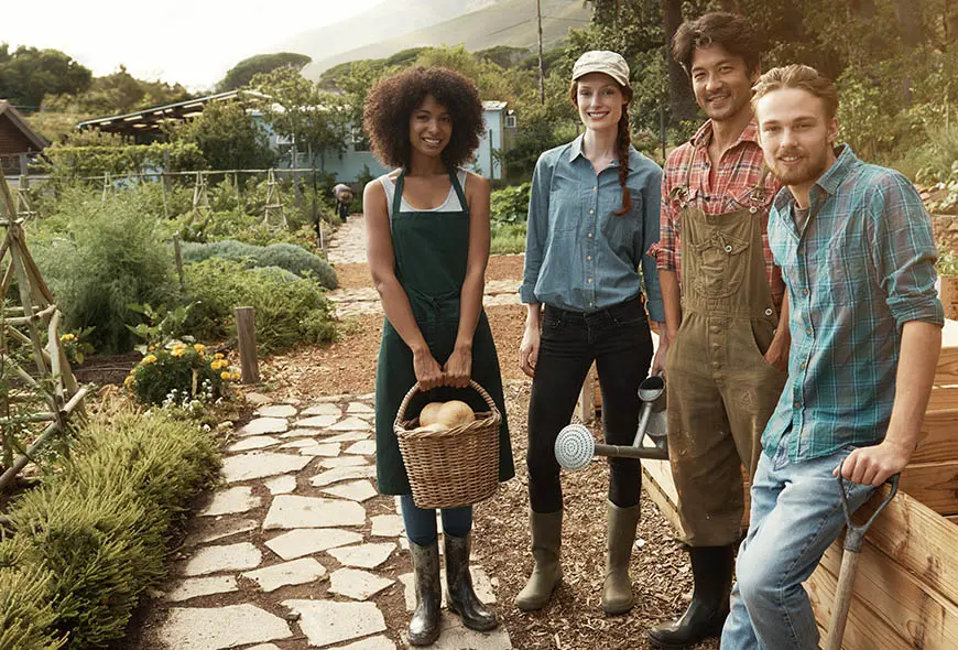 Équipe de jardiniers